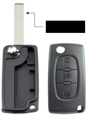 Coque de clé Peugeot Citroën PP573AC