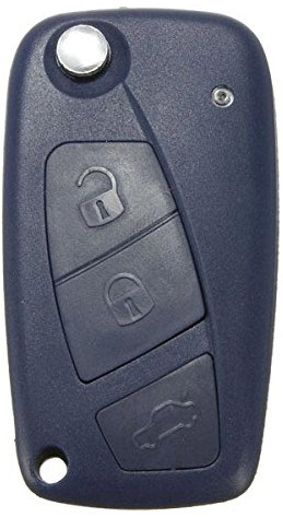 Coque de clé Fiat Iveco FF3-BLEU