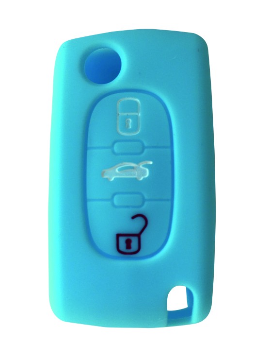 Housse silicone bleue