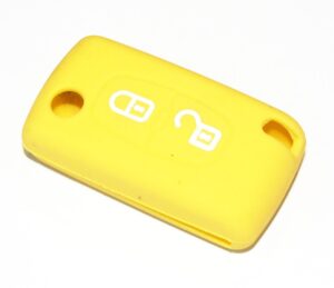 Housse silicone pour coque Peugeot-Citroën Jaune