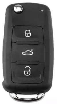 VW3BB Coque Volkswagen 3 boutons