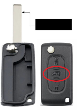 Coque de clé Fiat Iveco FI573C